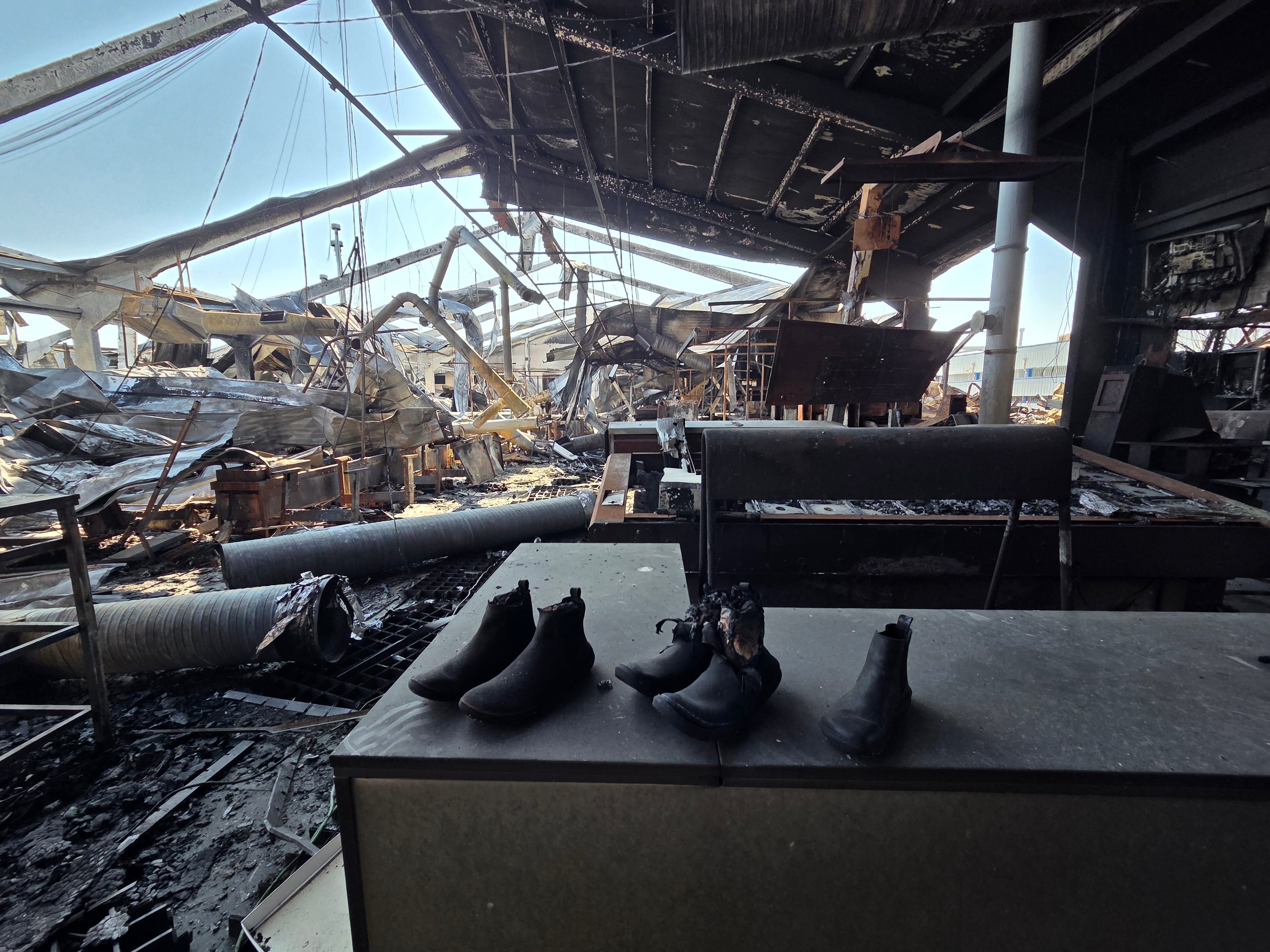 A fire at our Portuguese factory destroyed the Skinners autumn collection