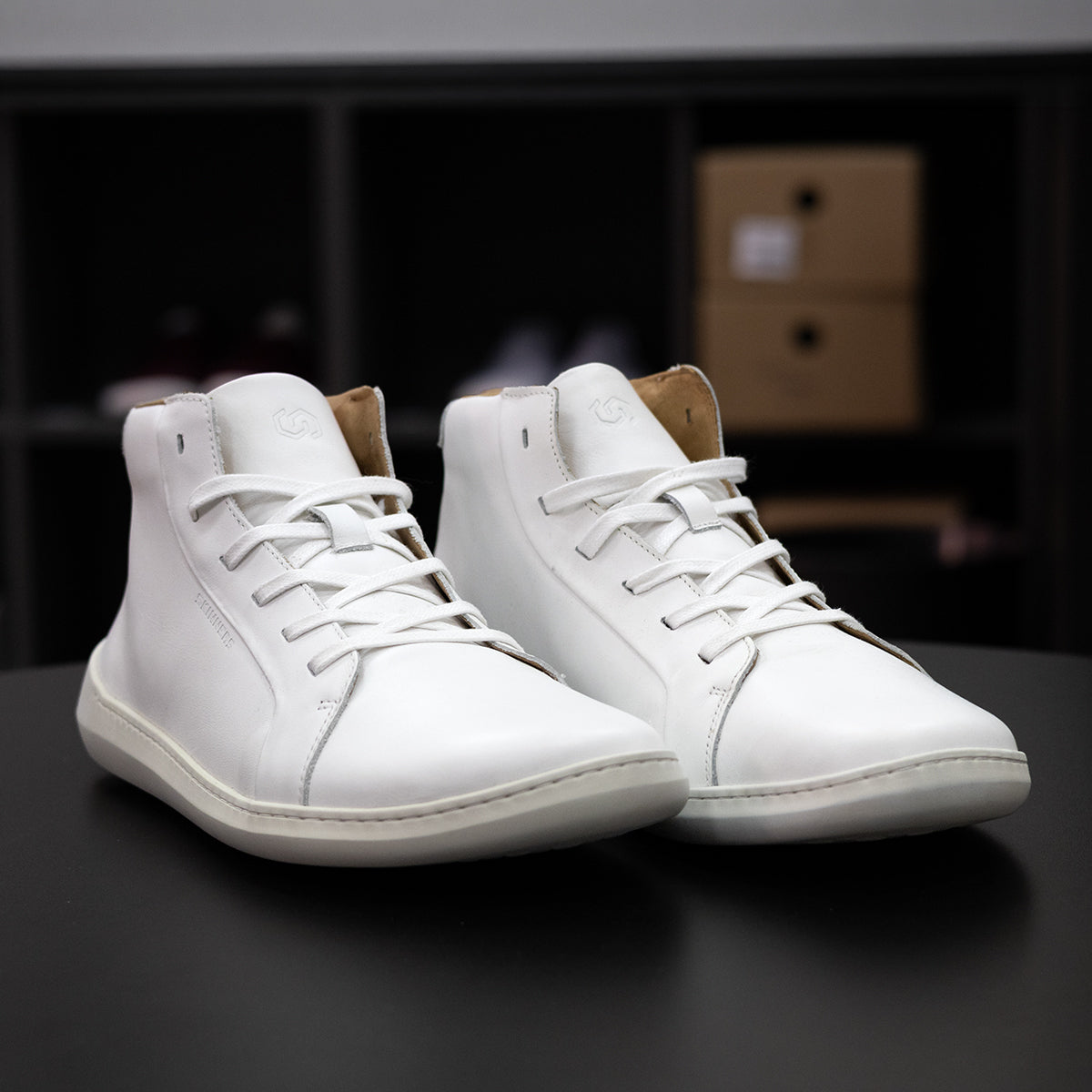 Moonwalker High Top White – Rette den Schuh