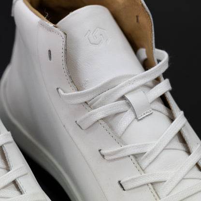 Moonwalker High Top White – Rette den Schuh