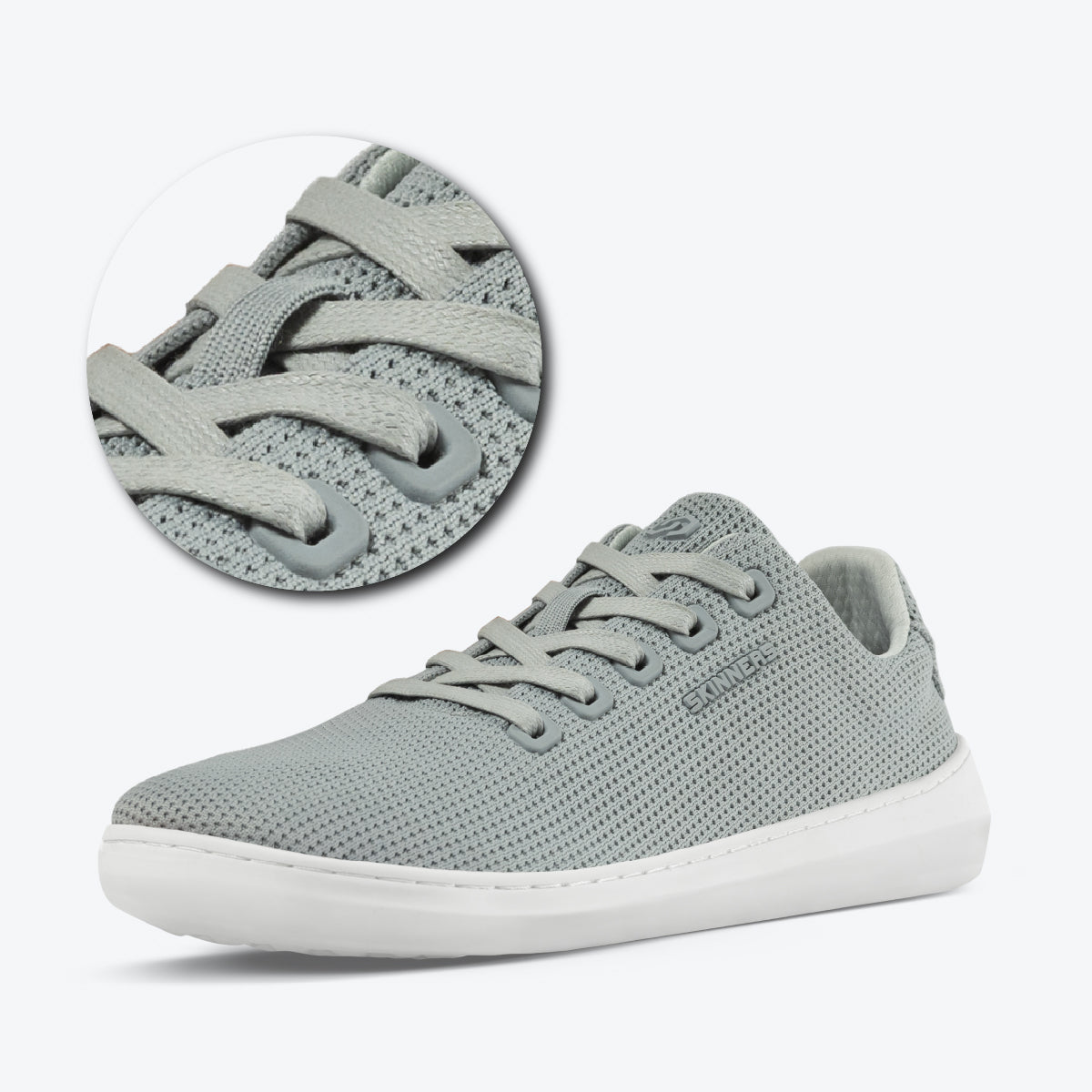 Textile Shoelaces Grey