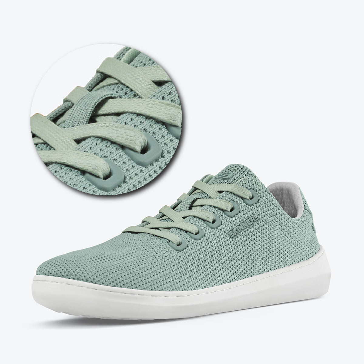 Textile Shoelaces Light Green