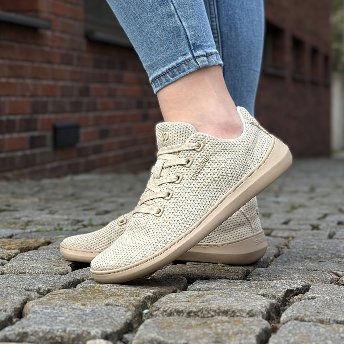Textile Shoelaces Beige
