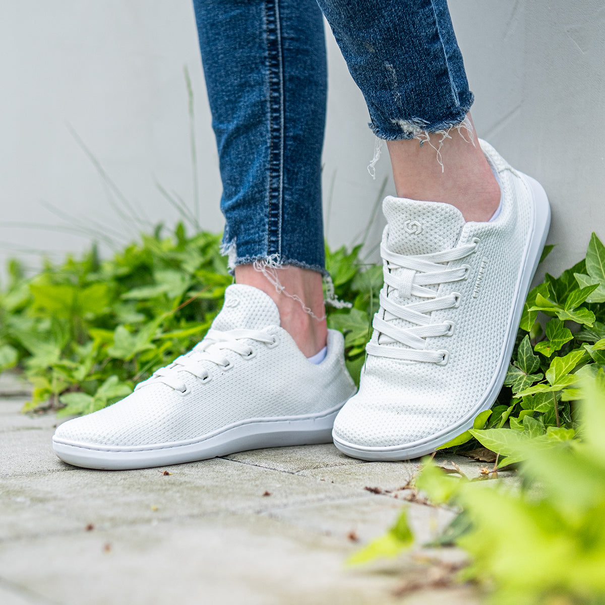 Textile Shoelaces White