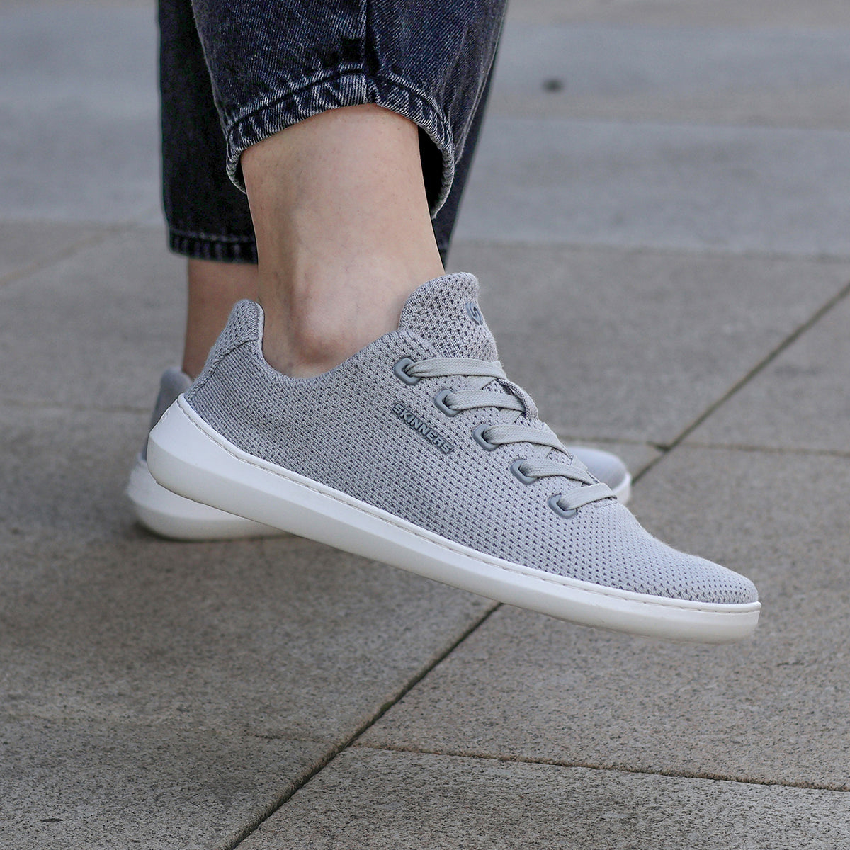 Textile Shoelaces Grey