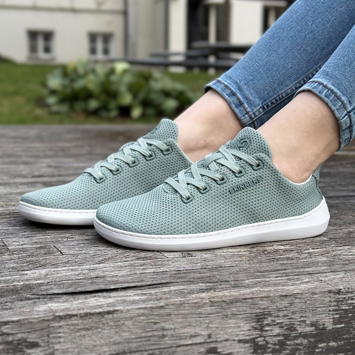 Textile Shoelaces Light Green