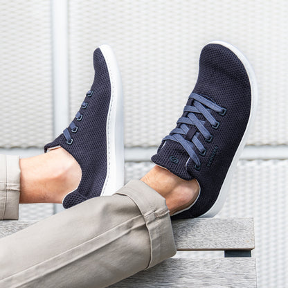 Textile Shoelaces Dark Blue
