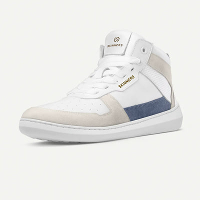 Oldschooler High Top Blue/White