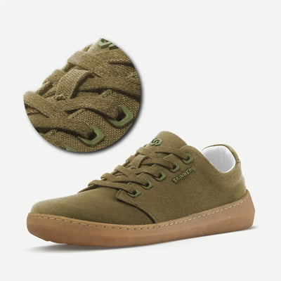 Textile Shoelaces Green