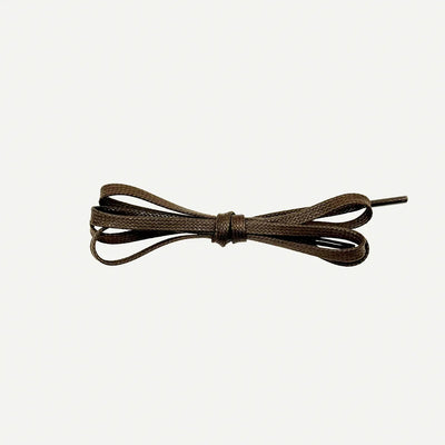 Waxed Shoelaces Dark Brown